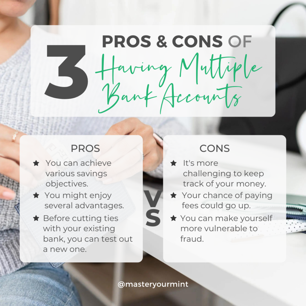3 Pros And Cons Of Having Multiple Bank Accounts